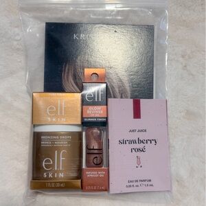 Elf bronzing drops & elf lip oil & samples
